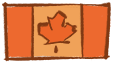 Canadian flag icon as a footer, because I'm Canadian